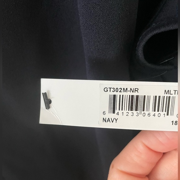 NWT Maggy London navy dress-18 - Picture 4 of 7